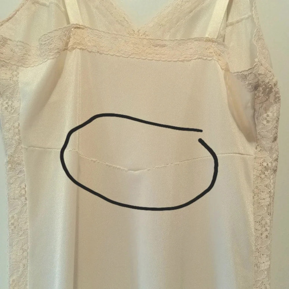 Vintage Movie Star Slip Size 32 Lace Trim and Sides - Picture 12 of 14